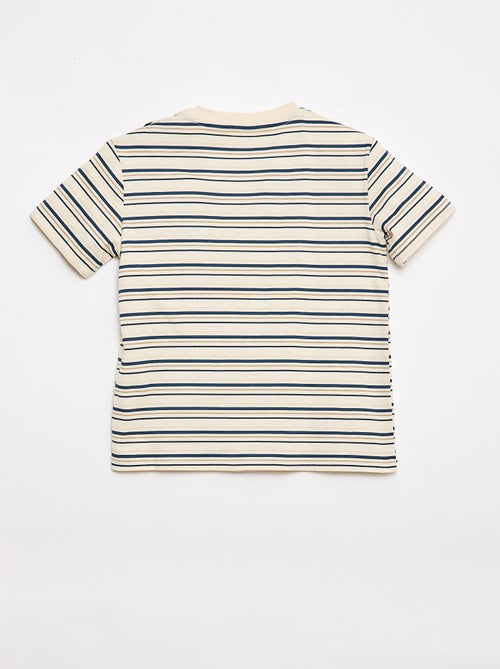 T-shirt estampada de manga curta - Coleção fácil de vestir - Kiabi T-shirt estampada de manga curta - Coleção fácil de vestir - Kiabi