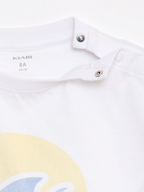 T-shirt estampada de manga curta - Coleção fácil de vestir - Kiabi T-shirt estampada de manga curta - Coleção fácil de vestir - Kiabi