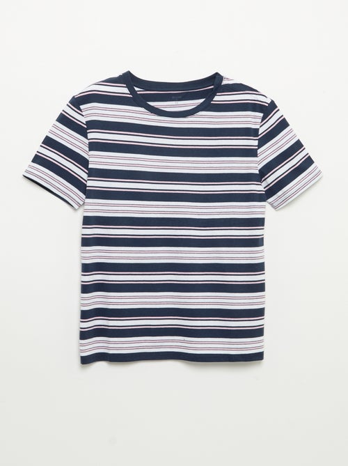 T-shirt estampada de manga curta - Fácil de vestir - Kiabi