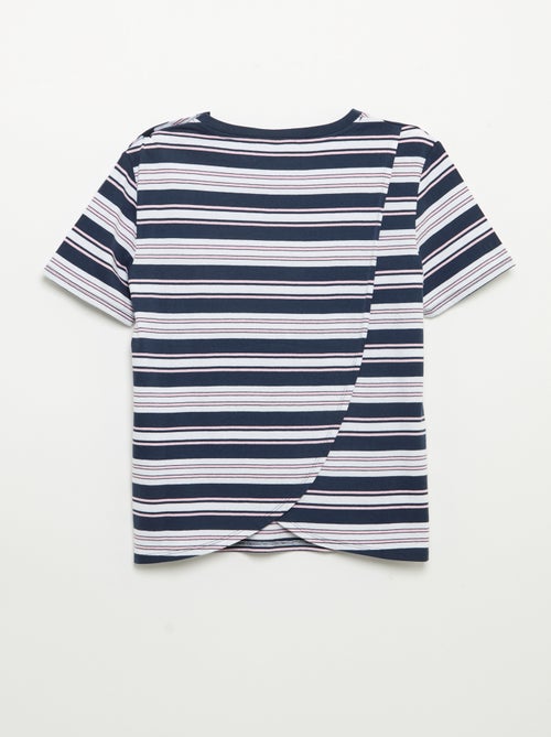 T-shirt estampada de manga curta - Fácil de vestir - Kiabi