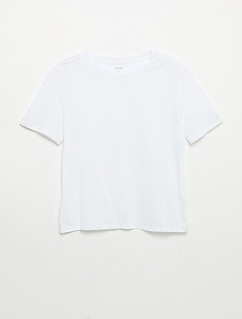T-shirt estampada de manga curta - Fácil de vestir