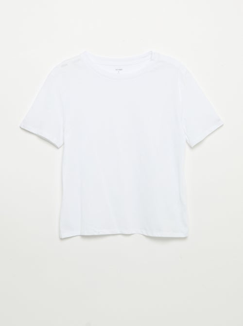 T-shirt estampada de manga curta - Fácil de vestir - Kiabi