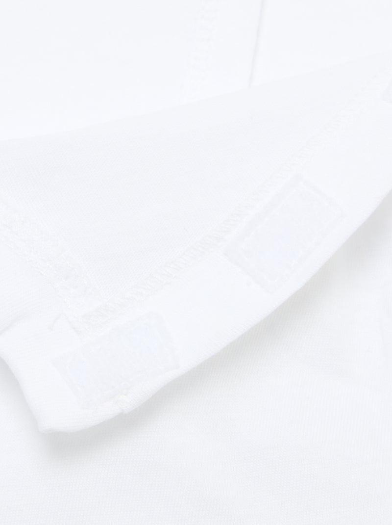 T-shirt estampada de manga curta - Fácil de vestir Branco - Kiabi