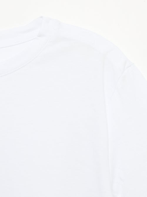 T-shirt estampada de manga curta - Fácil de vestir - Kiabi