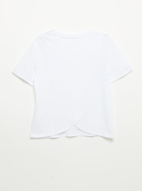 T-shirt estampada de manga curta - Fácil de vestir - Kiabi