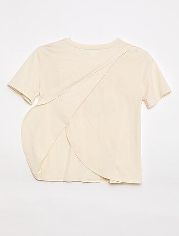 T-shirt estampada de manga curta - Fácil de vestir