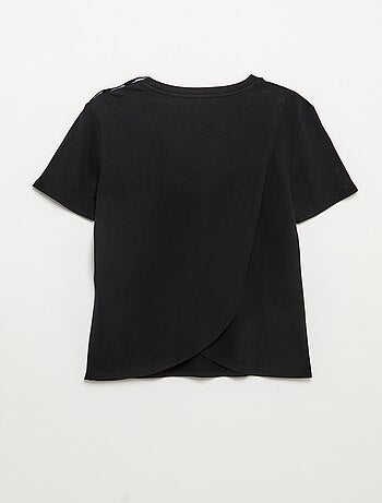 T-shirt estampada de manga curta - Fácil de vestir