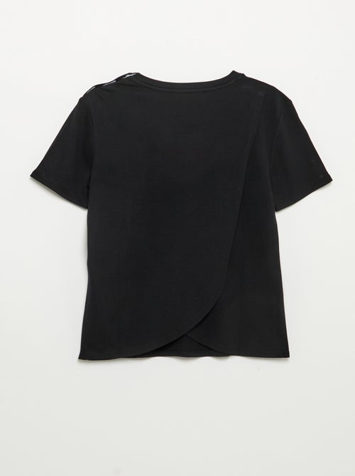T-shirt estampada de manga curta - Fácil de vestir - Kiabi