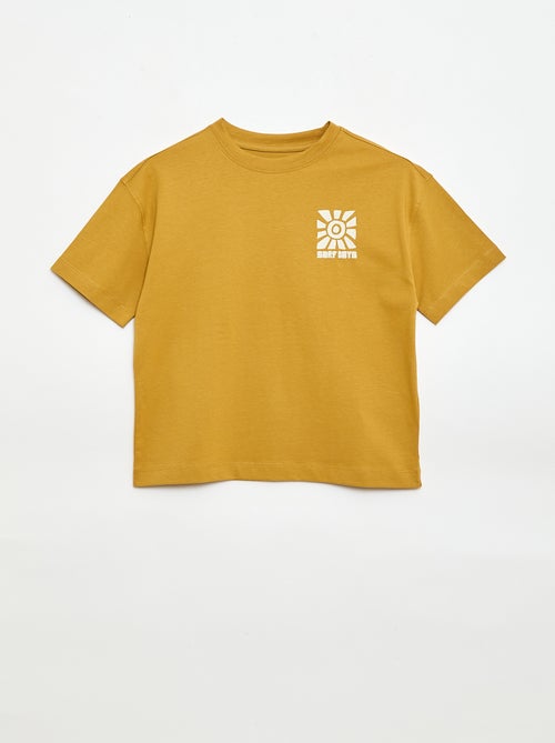 T-shirt estampada de manga curta - Kiabi