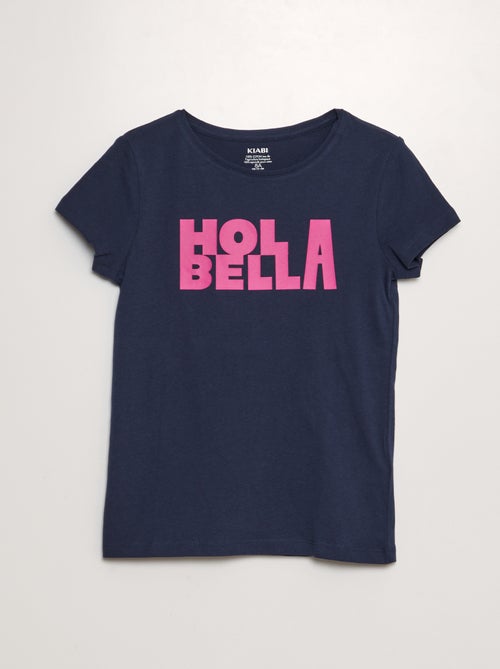 T-shirt estampada de manga curta - Kiabi