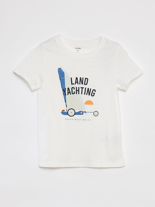 T-shirt estampada de manga curta - Kiabi
