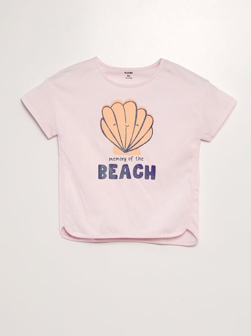 T-shirt estampada de manga curta - Kiabi