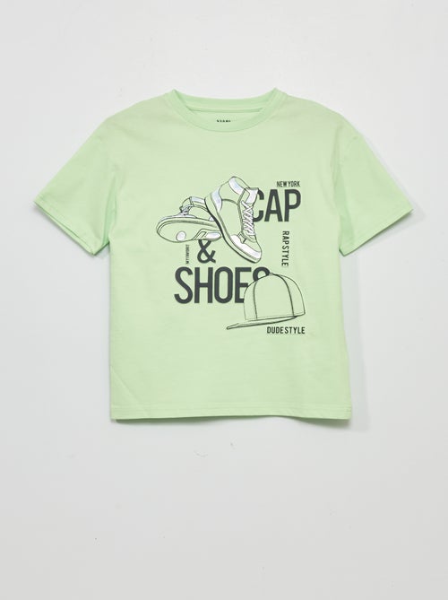 T-shirt estampada de manga curta - Kiabi