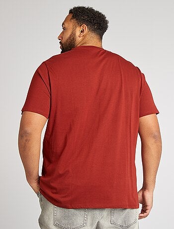 T-shirt estampada de manga curta