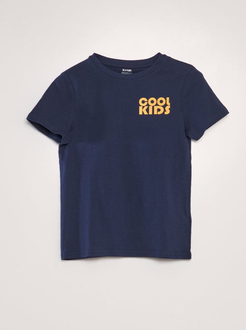 T-shirt estampada em algodão - Kiabi
