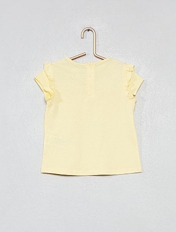 T-shirt estampada em algodão biológico - Kiabi