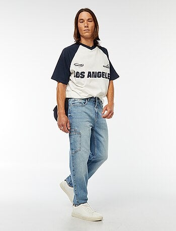 T-shirt estampada estilo desporto 'Los Angeles'