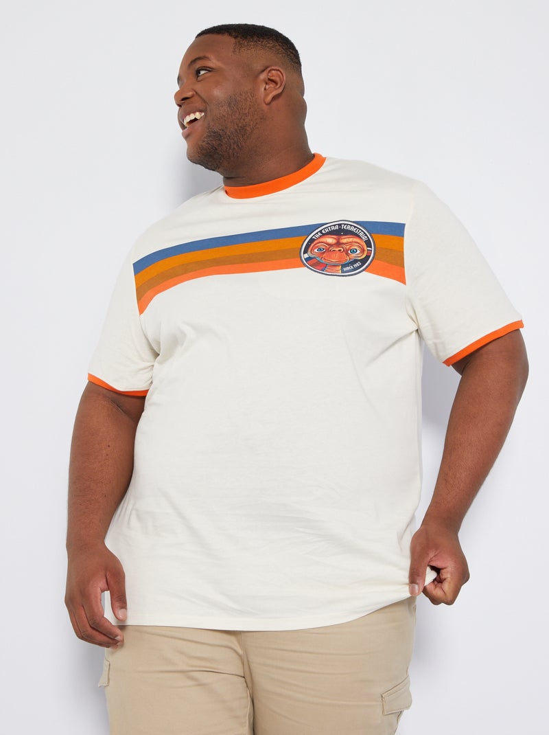 T-shirt estampada 'E.T.' BRANCO - Kiabi