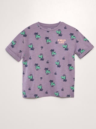 T-shirt estampada forma loose