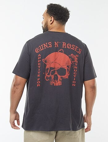 T-shirt estampada 'Guns N'Roses' de manga curta