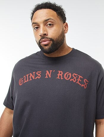 T-shirt estampada 'Guns N'Roses' de manga curta