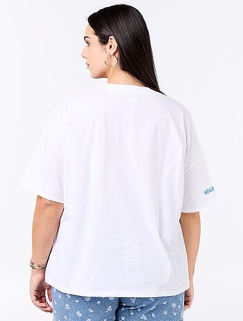 T-shirt estampada 'Hello Kitty'