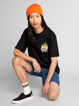 T-shirt estampada 'Hot Wheels'