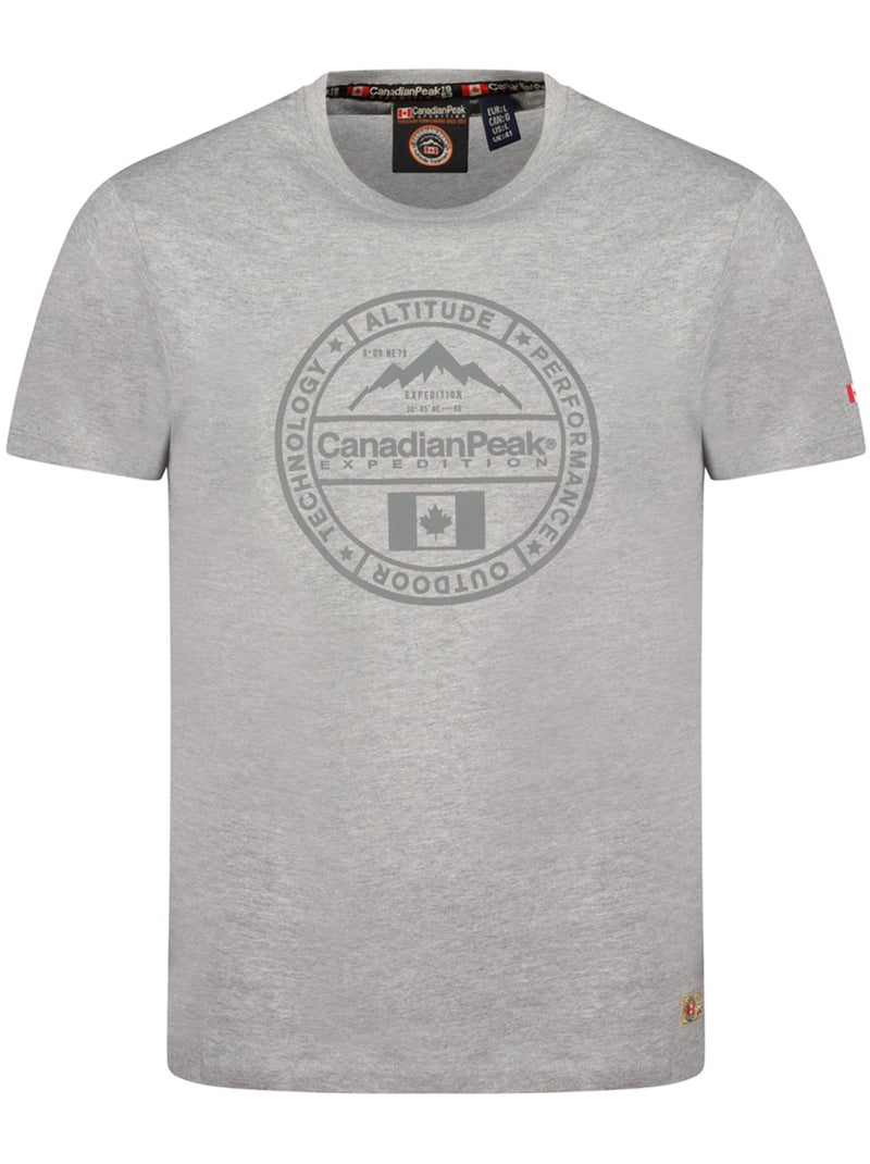 T-shirt estampada jacobeak – canadian peak Cinza claro - Kiabi