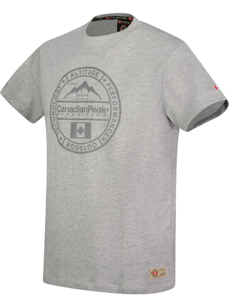 T-shirt estampada jacobeak – canadian peak Cinza claro - Kiabi