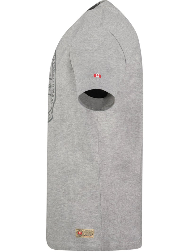 T-shirt estampada jacobeak – canadian peak Cinza claro - Kiabi