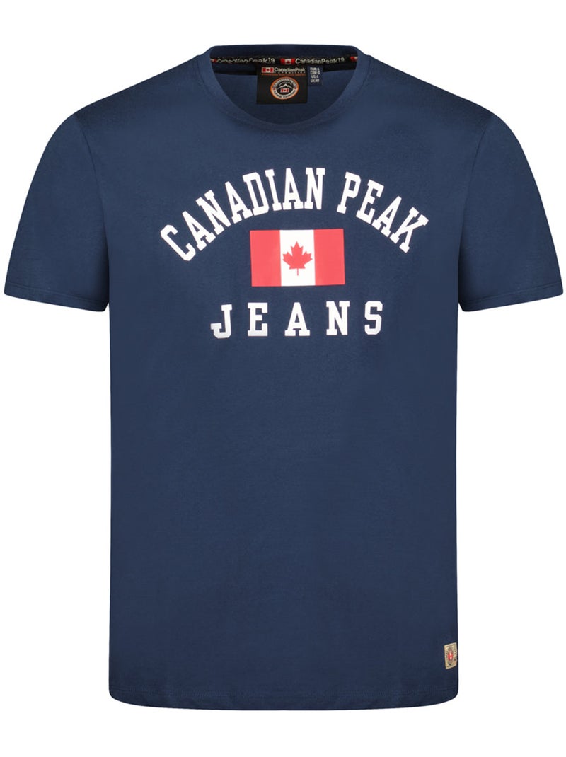 T-shirt estampada jadseneak – canadian peak Azul-marinho - Kiabi