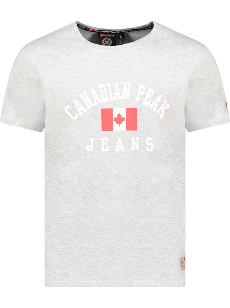 T-shirt estampada jadseneak – canadian peak Cinza claro - Kiabi