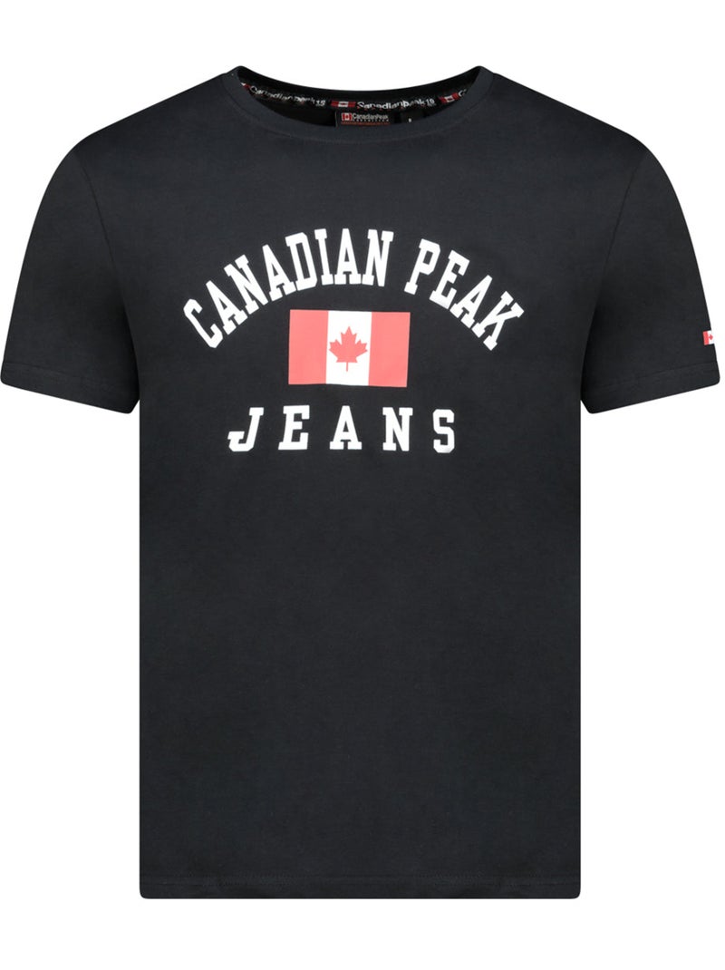 T-shirt estampada jadseneak – canadian peak Preto - Kiabi