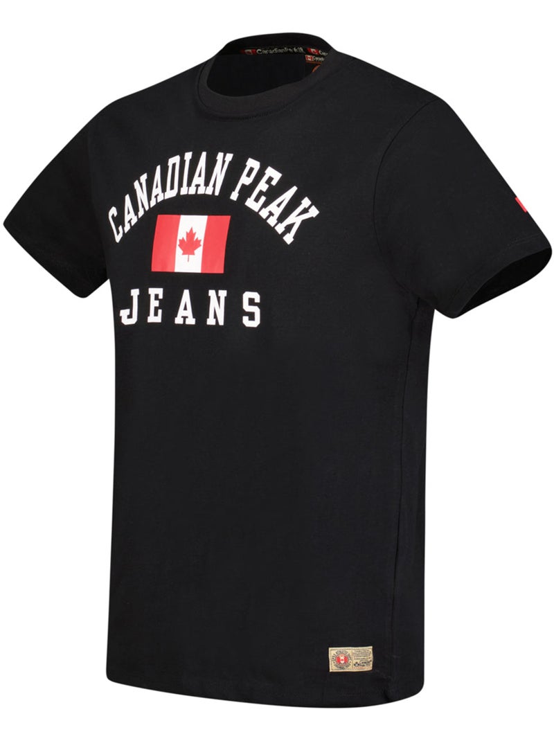 T-shirt estampada jadseneak – canadian peak Preto - Kiabi