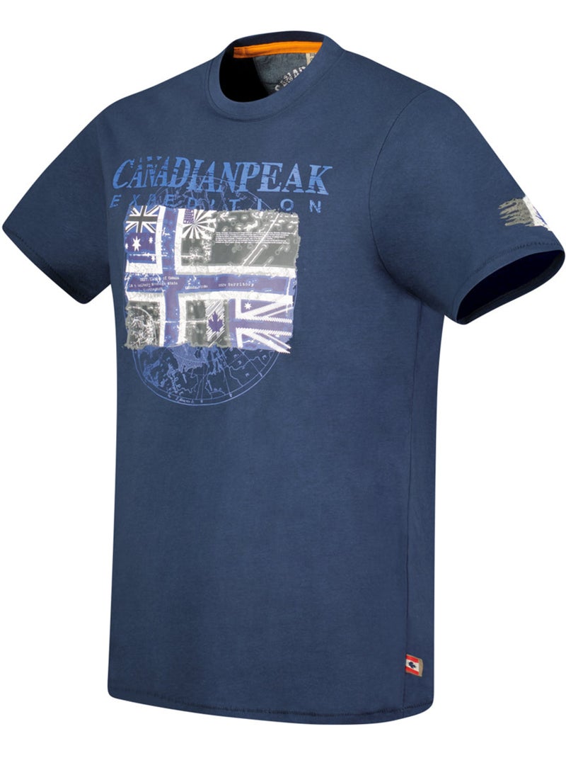 T-shirt estampada jaloneak – canadian peak Azul-marinho - Kiabi