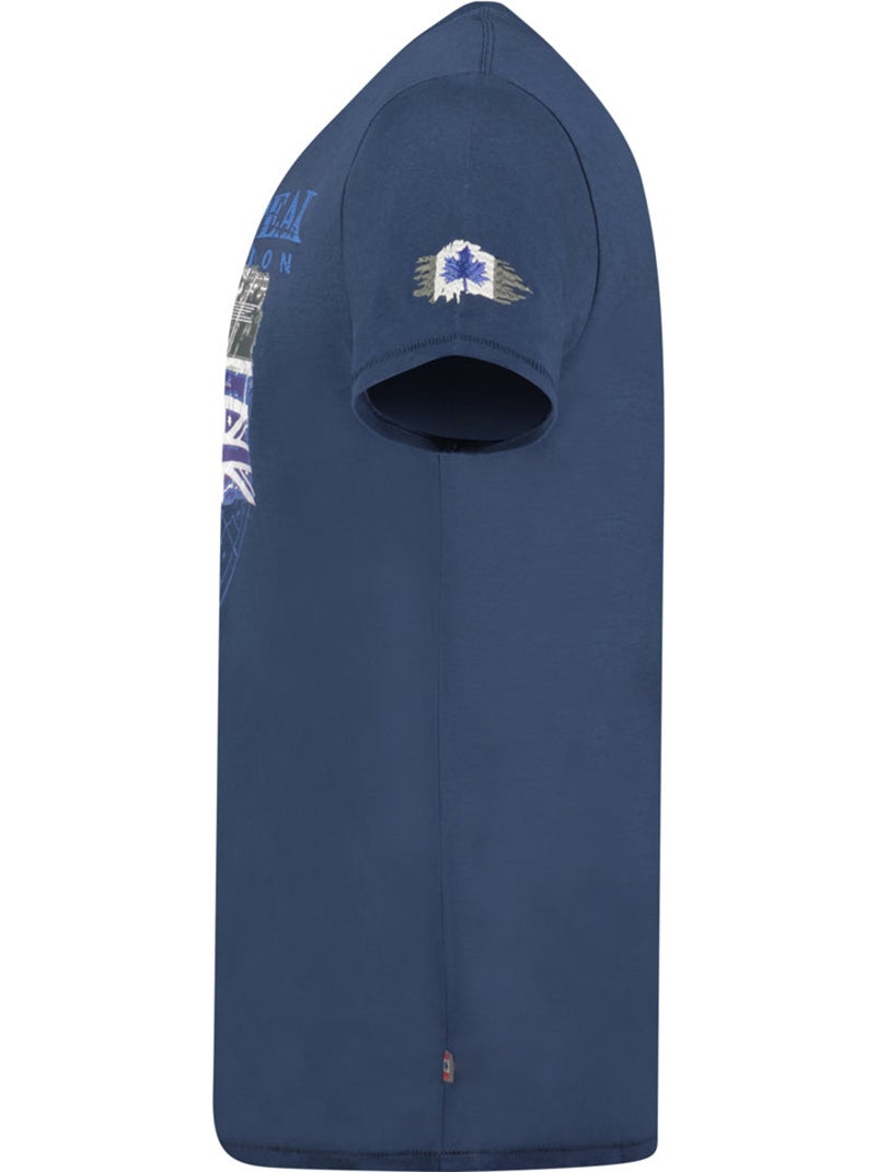 T-shirt estampada jaloneak – canadian peak Azul-marinho - Kiabi