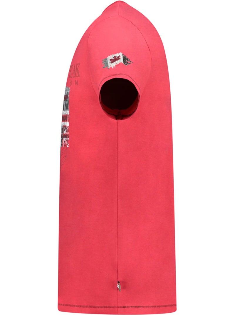 T-shirt estampada jaloneak – canadian peak Vermelho - Kiabi
