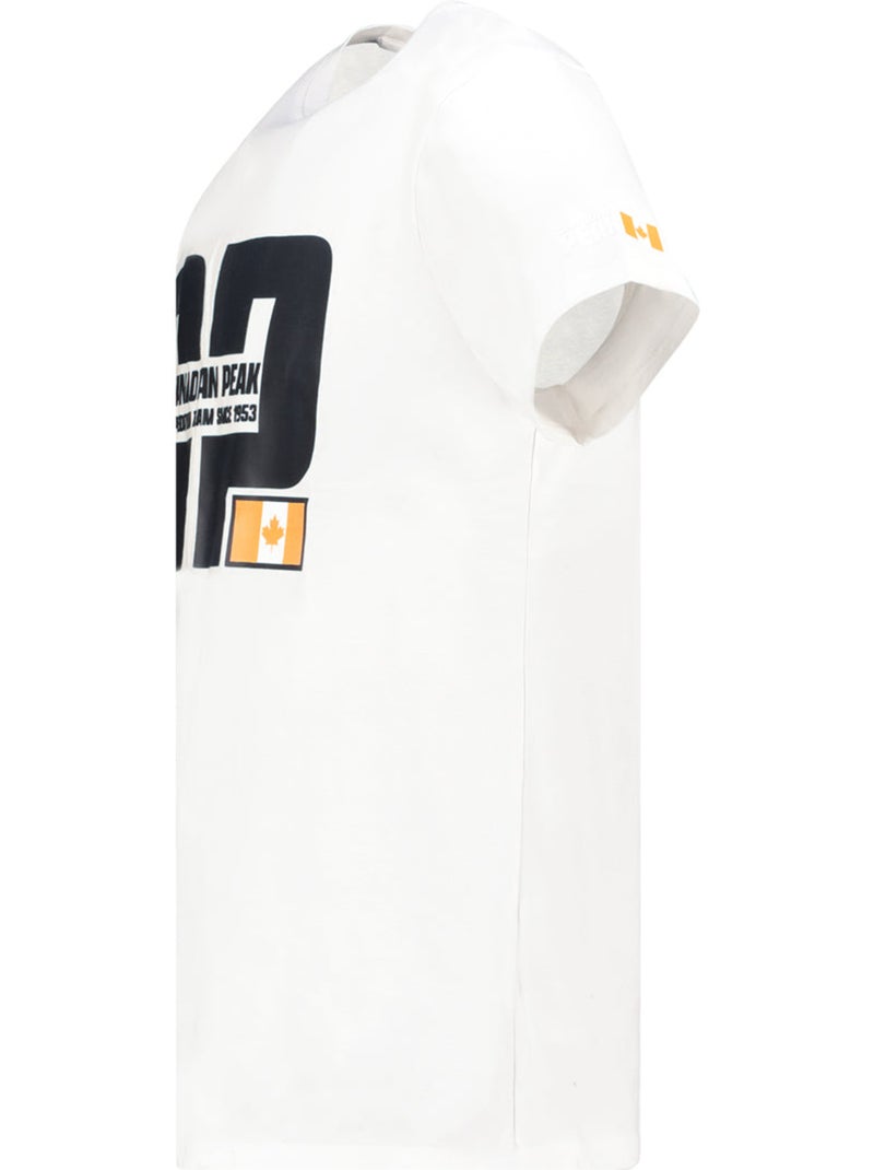 T-shirt estampada jaquaneak – canadian peak Branco - Kiabi