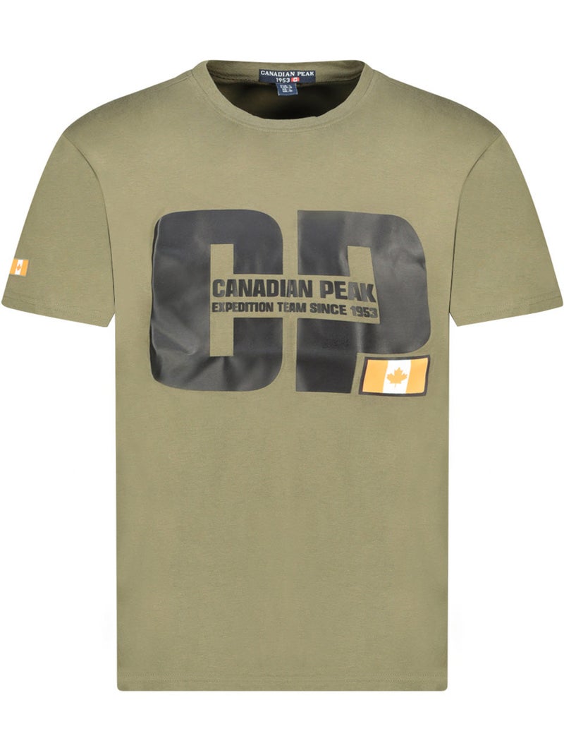 T-shirt estampada jaquaneak – canadian peak Cáqui - Kiabi