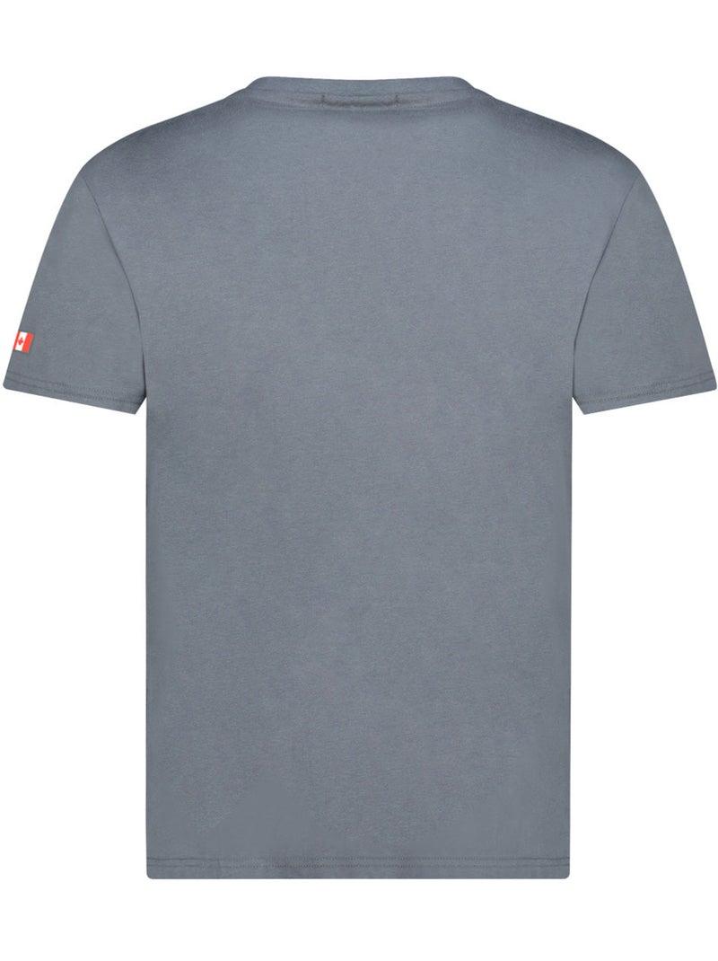 T-shirt estampada jaquaneak – canadian peak Cinza escuro - Kiabi