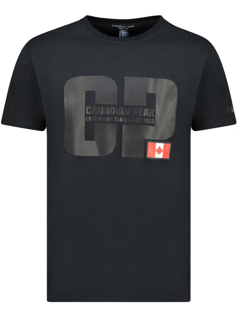 T-shirt estampada jaquaneak – canadian peak Preto - Kiabi