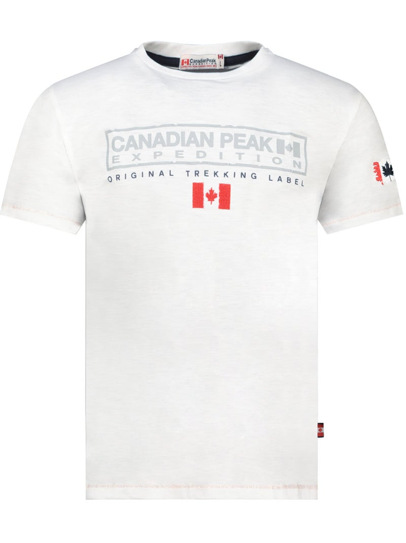 T-shirt estampada jasiceak – canadian peak Branco - Kiabi