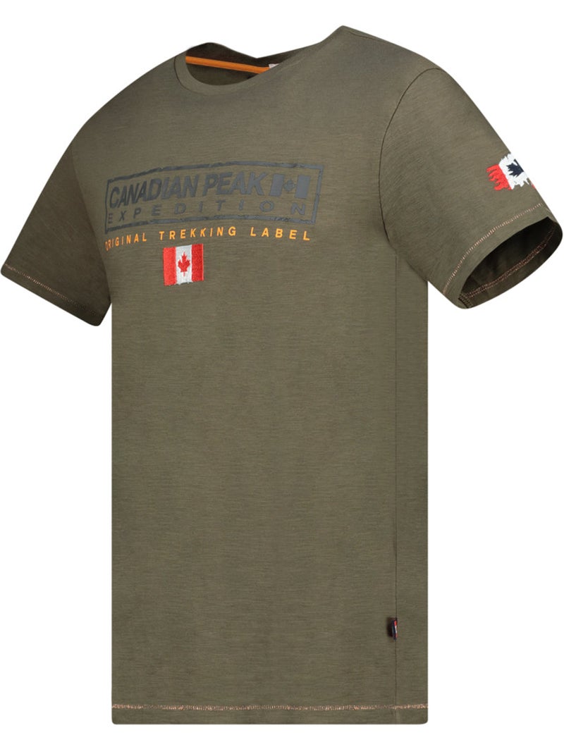 T-shirt estampada jasiceak – canadian peak Cáqui - Kiabi