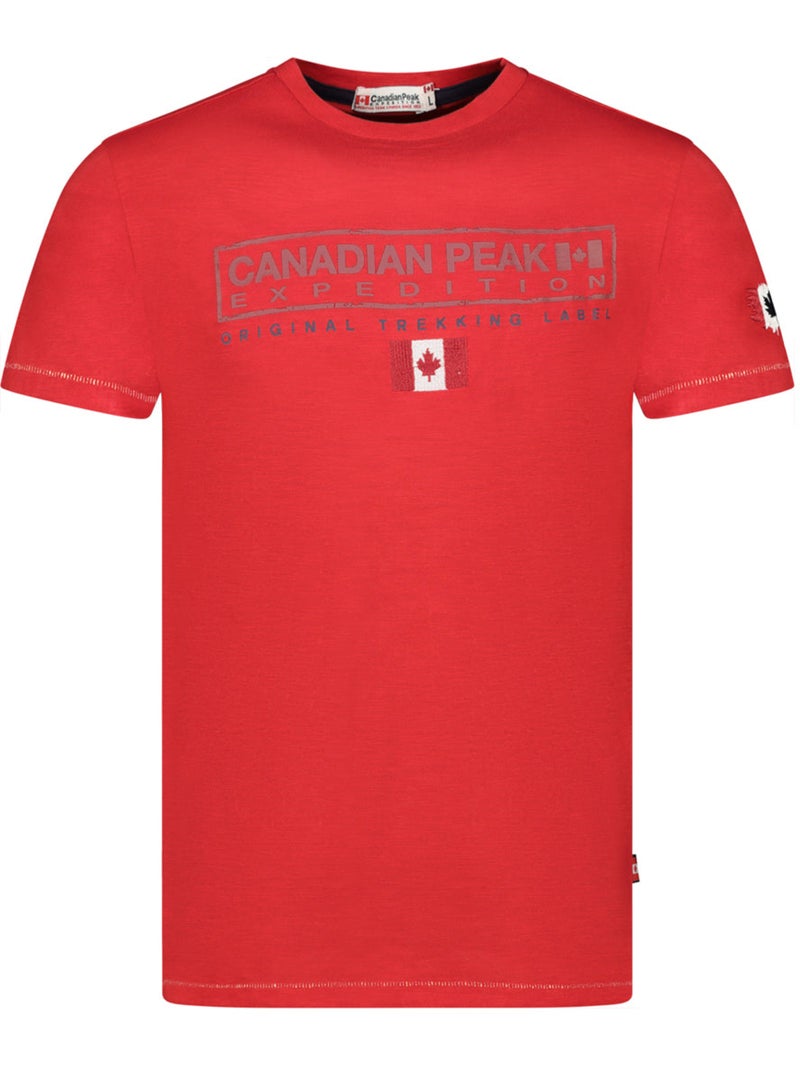 T-shirt estampada jasiceak – canadian peak Vermelho - Kiabi