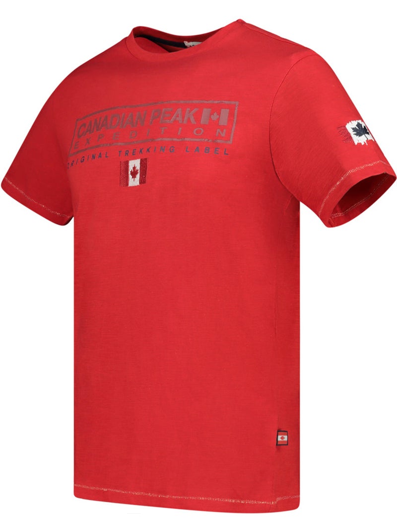 T-shirt estampada jasiceak – canadian peak Vermelho - Kiabi