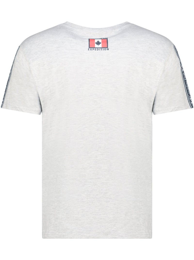 T-shirt estampada javengeak – canadian peak Cinza claro - Kiabi