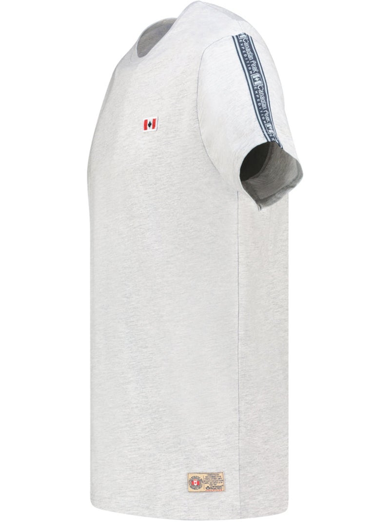 T-shirt estampada javengeak – canadian peak Cinza claro - Kiabi