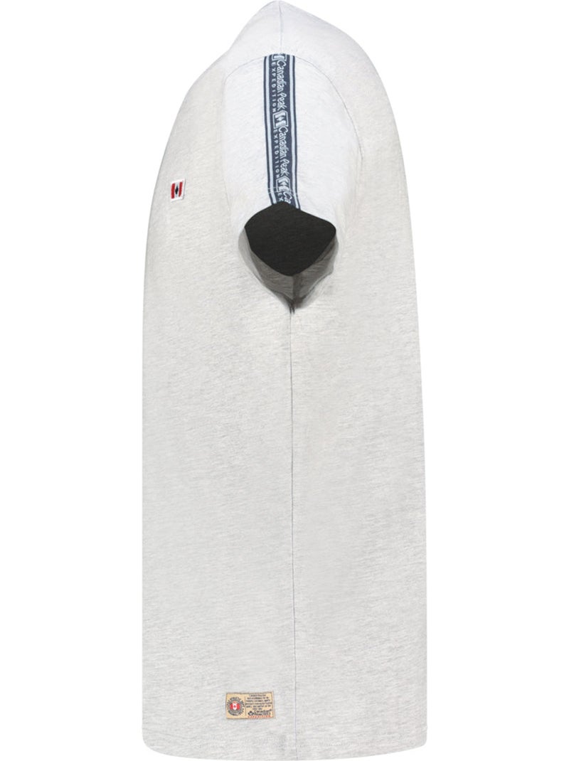 T-shirt estampada javengeak – canadian peak Cinza claro - Kiabi