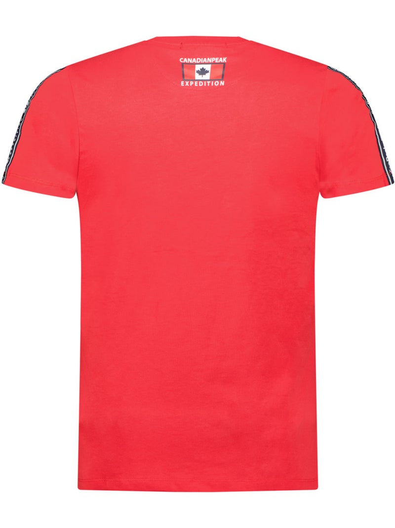 T-shirt estampada javengeak – canadian peak Vermelho - Kiabi