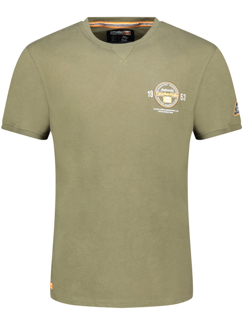 T-shirt estampada jeraldeak – canadian peak Cáqui - Kiabi